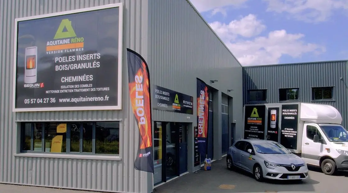 Façade du showroom AquitaineReno